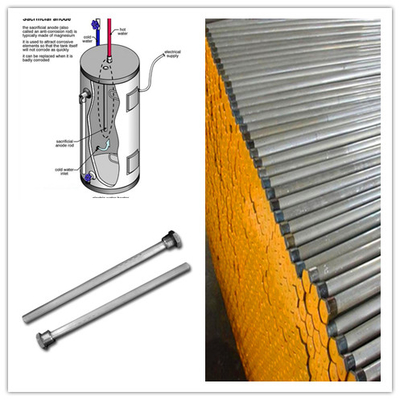 Água Heater Parts de Rod For Water Heater Solar do ânodo do magnésio de AZ31B