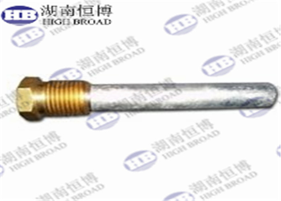 Corrosão que inibe o ânodo moldado Rod ASTM B418-95 do aquecedor de água do lápis do zinco