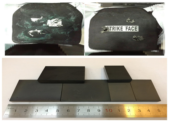 Azulejos balísticos cerâmicos das placas de armadura/carboneto de silicone para a placa de armadura compreensiva