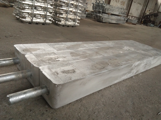 Anodos de alumínio industrial de alta durabilidade e resistência a altas temperaturas liga Al-Zn-In-Cd