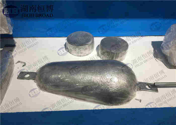 Dos lingotes puros do ânodo do zinco de ASTM B418-95 99% ânodo do magnésio do zinco do alumínio da corrosão anti