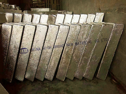 Alumínio de alumínio do lingote da liga mestra AlY10 do ítrio com metal do ítrio
