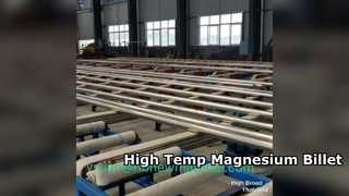 Veja tarugo de liga de magnésio com resistência a altas temperaturas para extrusão com demonstração de tamanho personalizável