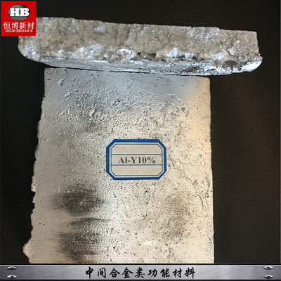 Lingote de alumínio do Al 20% da liga mestra Y 80% do ítrio rápido de YAl do fornecedor de China da expedição