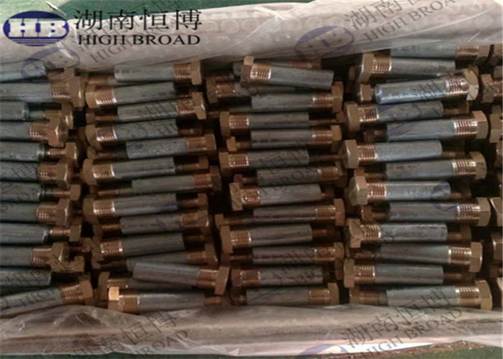 Corrosão que inibe o ânodo moldado Rod ASTM B418-95 do aquecedor de água do lápis do zinco