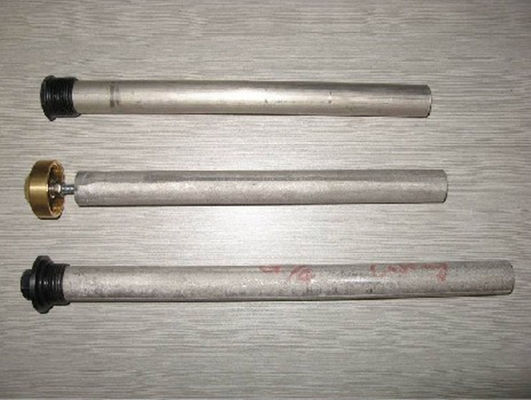 Haste de Ânodo de Liga de Alumínio de 21mm e 3 Segmentos com Design de Montagem por Parafuso de 1000mm para Caldeira Comercial