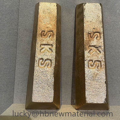 Alumínio Berílio AlBe Master Alloy 2-5% Be Content Ingot para Refinamento de Grãos