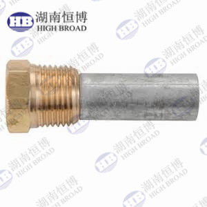 Haste de Ânodo de Liga de Magnésio de 40mm com Rosca Personalizada Ultra-Longa de 2000mm para Proteção de Tanque em Processos Industriais
