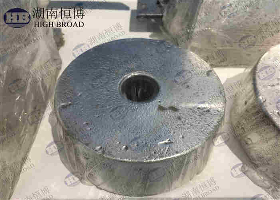 Anodos condensadores de magnésio AZ63 HP 22 Lb 44 Lb para tubulações subterrâneas
