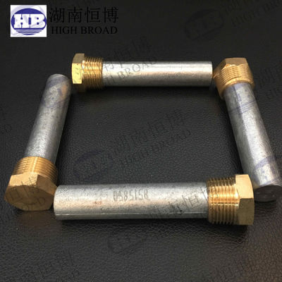 16 mm Diâmetro 900 mm comprimento liga de alumínio flexível de ligação de barra de ânodo com 3/4 NPT fio para aquecedores de água comerciais