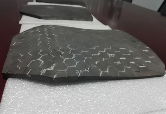 Placa à prova de balas de carburo de silício com alta resistência à dobra e resistência à corrosão para armadura corporal padrão NIJ IV