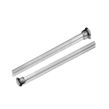 AZ31 AZ63 Combustível para aquecimento de água de liga de magnésio Barras de barra de ânodo para tampas de aço galvanizado NPT BSPT 3/4&quot;