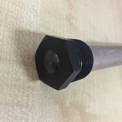Haste de ânodo sacrificial de magnésio AZ63 de alto potencial com padrão ASTM B843-13 e rosca NPT de 3/4 polegadas para aquecedores de água