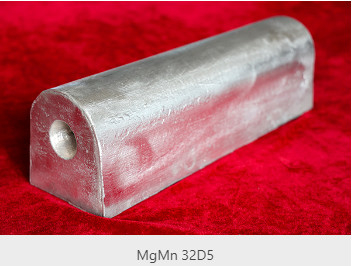 Peso de anodo de ligas de magnésio de prata lisa para proteção industrial