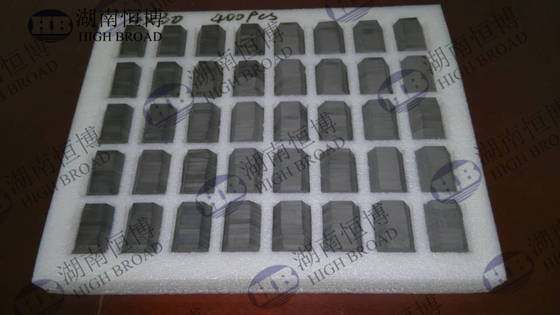 Componentes de blindagem corporal Cerâmica de Carbeto de Boro Projetada Telhas de Baixa Densidade  Dureza Incrível, Com uma Classificação de Dureza Mohs de Cerca de 9,5