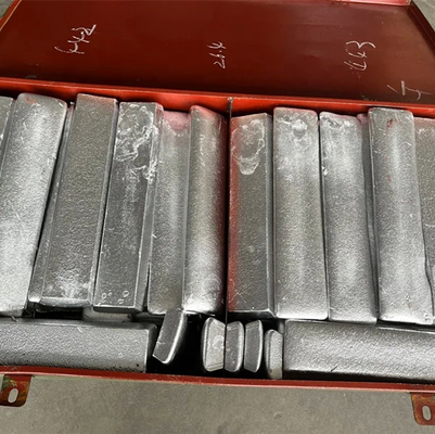 HB7264-96 AlAg rectangular 10% ligas principais de prata para aditivo de fusão de alumínio