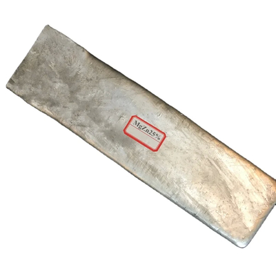 Ingots de liga de magnésio de prata lisa Ingot de forma irregular para maior alongamento