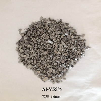 A liga mestra do Vanádio-alumínio da liga de AlV 5-85%/alumínio baseou a liga mestra