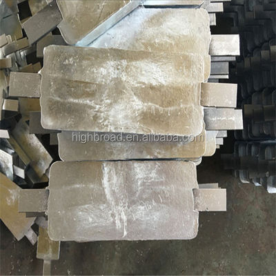 Ânodo de Sacrifício de Alumínio para Torre de Resfriamento Tipo Cilindro 350x80mm Montagem com Flange 7,5kg Al-Zn-In Proteção Industrial de Água