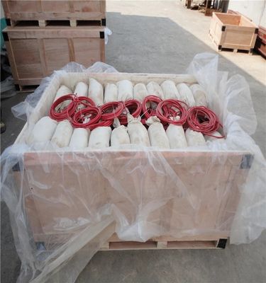 M1C certificado ISO9001 17 lbs 32 lbs 60 lbs anodos de recheio com superfície lisa para proteção catódica de tubulações