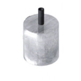 Alta pureza AZ63 Magnésio Anodo Sacrificial Rod 44 polegadas 3/4 NPT para proteção catódica tanque de água marinha