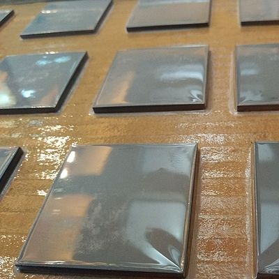 Pressureless Sintered Silicon Carbide Ceramic Tile 50x50x8mm with ≥99.0% SiC Purity for Ballistic Armor Plate