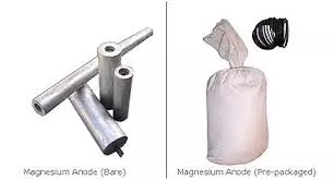 Anodo Sacrificial fundido 9D3 17D3 32D5 Anodo de magnésio para M1C 17 Lbs 32 Lbs 60 Lbs Anodos recheados