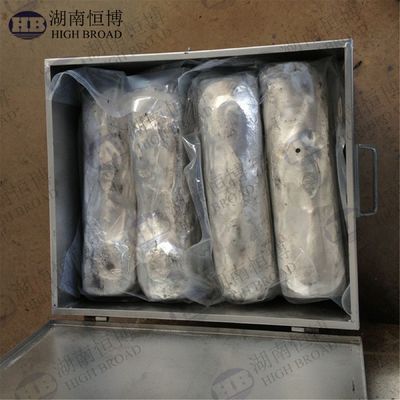 Alumínio Níquel Master Alloy AlNi10% Ingot com microstrutura uniforme, composição química precisa e baixo teor de impurezas