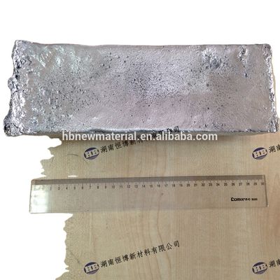Ingota de liga de AlCu com 50% de cobre para refino de grãos em aplicações aeroespaciais