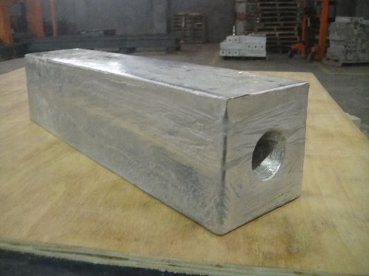 Anodo de magnésio AZ63 para tubulações de entrada de serviço de gás com potencial padrão