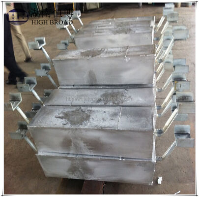 Tubos subterrâneos de alumínio Anodo Sacrificial Backfill Pacote 1200mm 25kg Al-Zn-In liga enterrada Proteção catódica