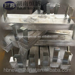 Anodo de sacrifício marinho de forma D certificado ASTM G97 para proteção catódica