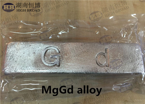 Magnesium Gadolinium Master Alloy MgGd30 Ingot with 30% Gadolinium for Solid Solution Strengthening and Heat Resistance Enhancement