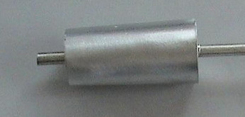 Ânodo Rod do aquecedor de água de ASTM B418-95, ânodos completos do zinco do motor do molde do cruzado
