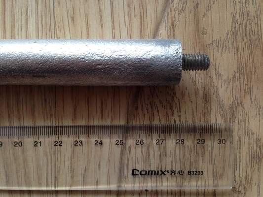 Água Heater Anode Rod de AZ63C, haste moldada do ânodo do magnésio para a água solar Heater Treater