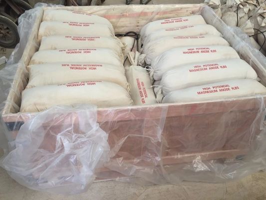 M1C de fundição de anodos marinhos de magnésio que combatem a corrosão