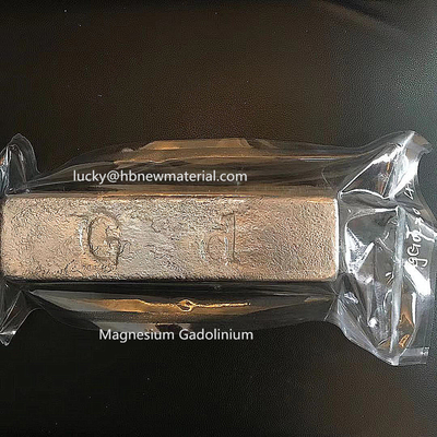 Liga MgGd25 MgGd30 do gadolínio do magnésio para para melhorar propriedades físicas do produto do magnésio