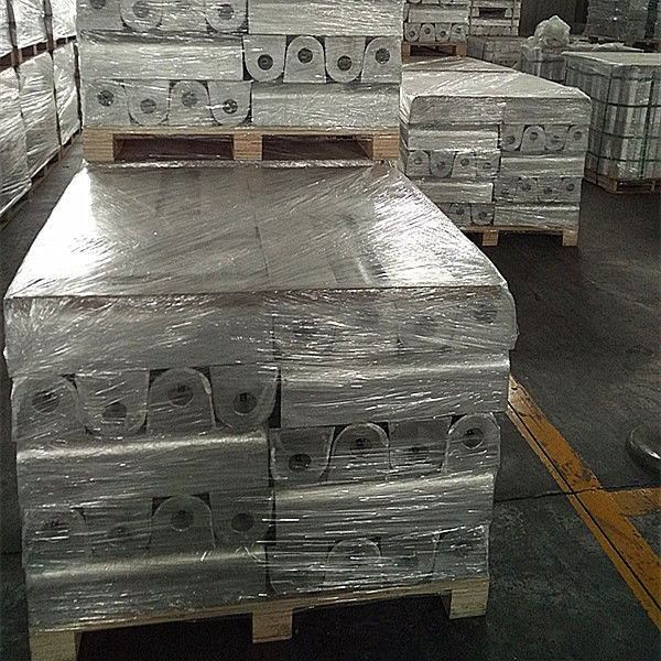 Anodo de sacrifício de alumínio para condensador tipo disco com rosca M20 de 200 mm de diâmetro e 8 kg de liga Al-Zn-In para proteção de sistema de refrigeração