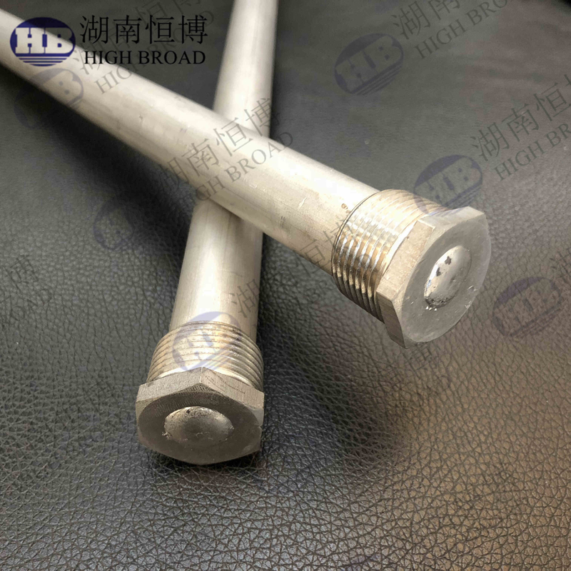 AZ31 Anodo de vareta de magnésio puro 9~100mm Para equipamentos de sobrevivência ao ar livre, aplicação de células