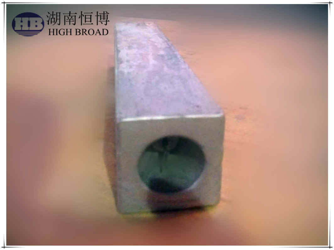 Anodo de fita de magnésio extrudido de alto potencial de 9,5*19 mm para sistemas de protecção catódica