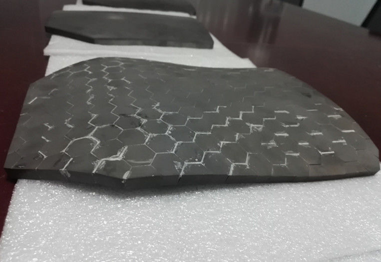 Placa à prova de balas de carburo de silício com alta resistência à dobra e resistência à corrosão para armadura corporal padrão NIJ