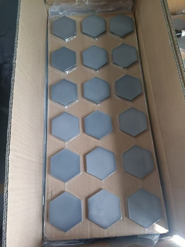 Resistência química Placa de cerâmica balística quadrada com colete de carburo de silício e de carburo de boro