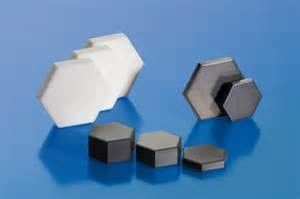 Carbide de boro sinterizado sem pressão R400 balístico 50x50x9mm NIJ Nível IV Inserto cerâmico de armadura independente