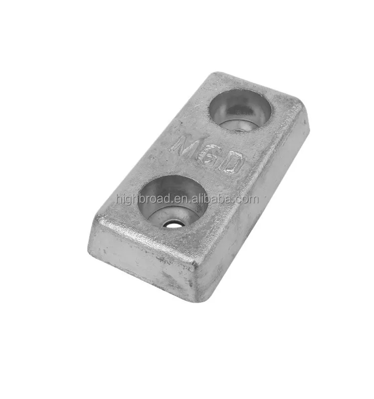 Forma de curvatura Al Anode Rod Casting Alumínio Anode Rod Resistência à corrosão