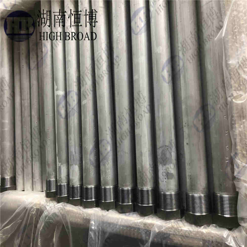 Haste de ânodo para aquecedor solar de água com rosca NPT ASTM B 843 -1995 para evitar vazamentos no tanque do aquecedor de água quente