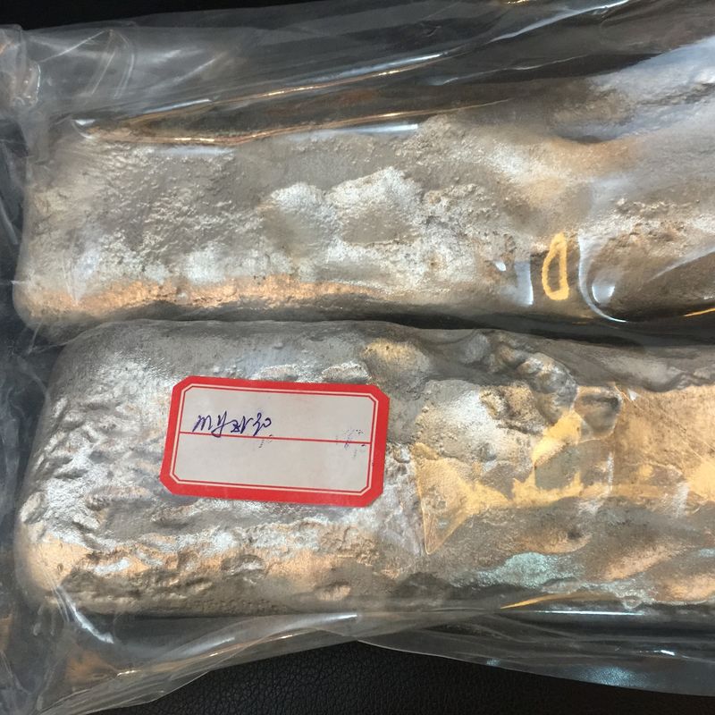 Magnesium Zirconium Master Alloy MgZr30 with 30% Zirconium Content for Grain Refinement in Sand Casting and High-Purity Magnesium Base