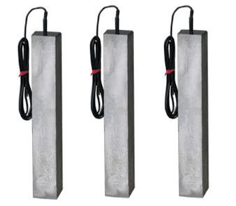 Ânodo de Sacrifício de Alumínio para Torre de Resfriamento Tipo Cilindro 350x80mm Montagem com Flange 7,5kg Al-Zn-In Proteção Industrial de Água