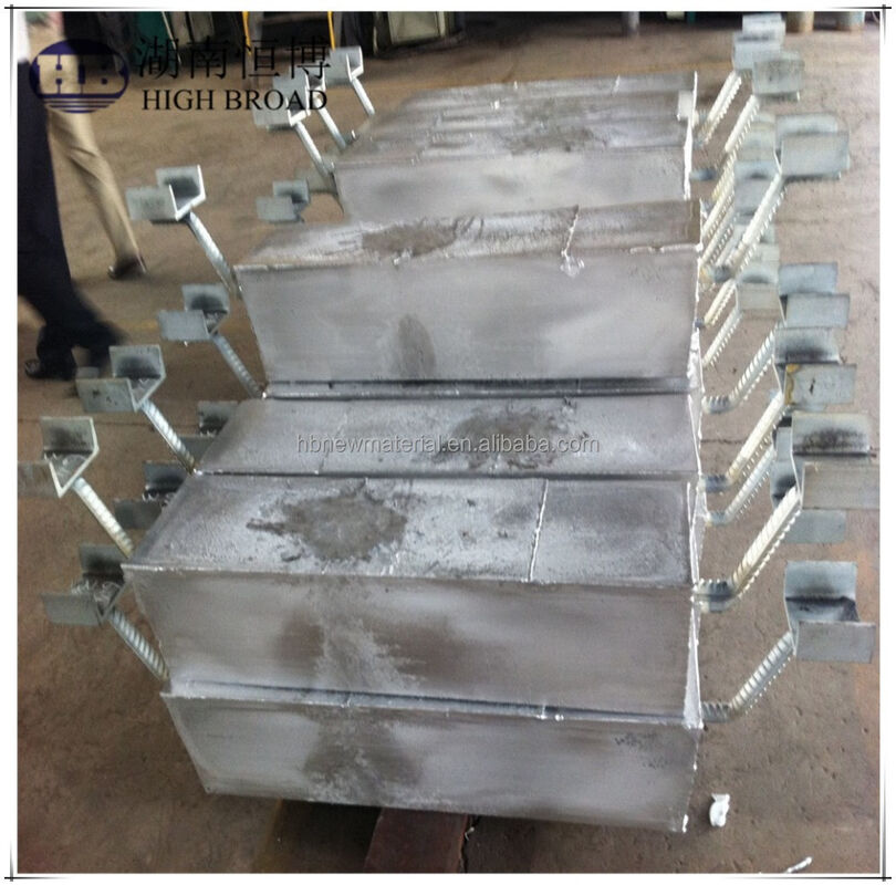 Tubos subterrâneos de alumínio Anodo Sacrificial Backfill Pacote 1200mm 25kg Al-Zn-In liga enterrada Proteção catódica