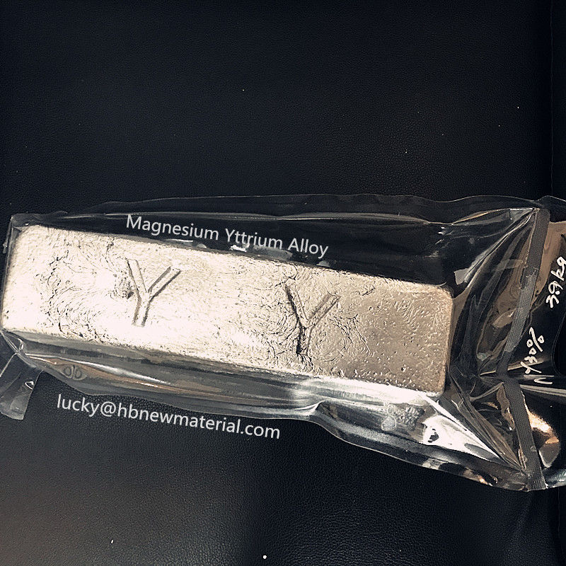 Magnésio Ytrium MgY30 MgY25 Master Alloy Ingot Grain Refiner para fundição de magnésio automotivo aeroespacial
